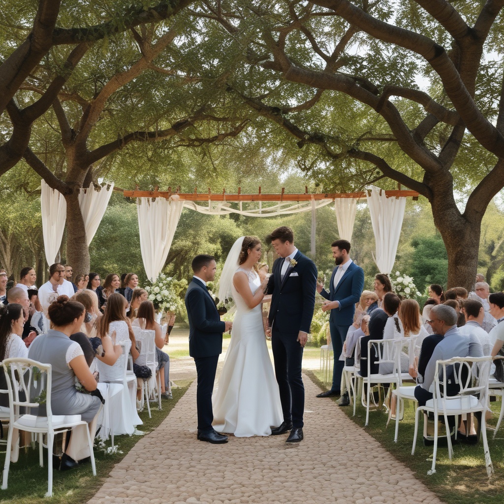Cerimônia de casamento na Quinta Dos Magusteiros